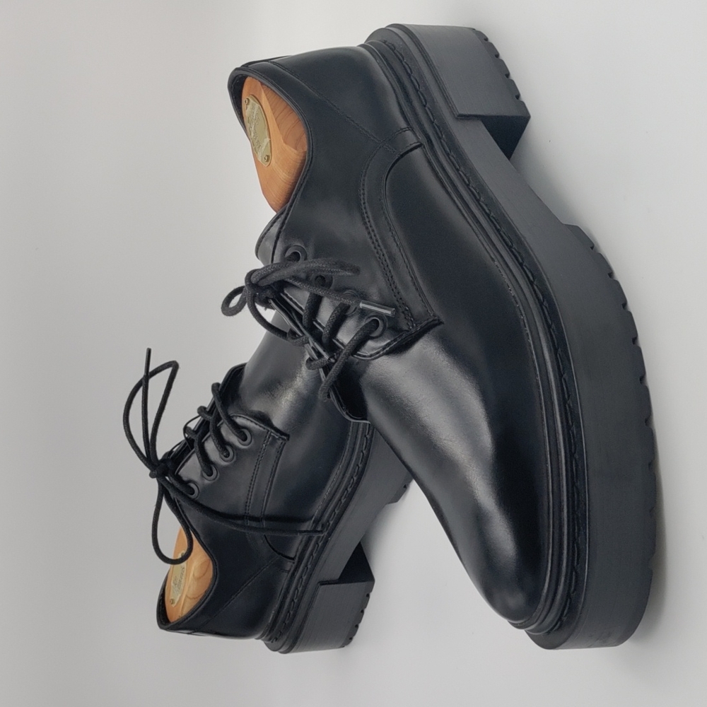 ZARA Women's Sz 41 Chunky Heeled Shoes